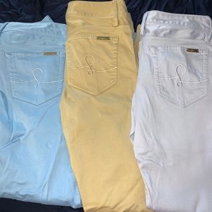 3 pair sateen pants